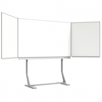 Klapp-Schiebetafel freistehend, Mittelfläche 200x120 cm, Stahl weiß, Klapp-Schiebetafel freistehend, Mittelfläche 200x120 cm, Stahl weiß,